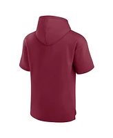 Fanatics Men's Garnet Florida State Seminoles Ready Short Sleeve Pullover Hoodie