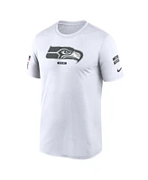 Nike Men's White Seattle Seahawks 2024 Salute To Service Legend Performance T-Shirt