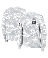 Nike Women's White Houston Texans 2024 Salute To Service Long Sleeve T-Shirt