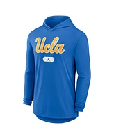 Jordan Men's Blue Ucla Bruins Lightweight Performance Long Sleeve Hoodie T-Shirt