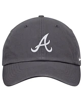 Nike Men's Gray Atlanta Braves Club Adjustable Hat