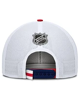 Fanatics Men's Navy/White New York Rangers Authentic Pro Rink Trucker Hat
