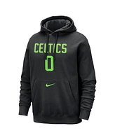 Nike Men's Jayson Tatum Black Boston Celtics 2024/25 City Edition Name Number Pullover Hoodie