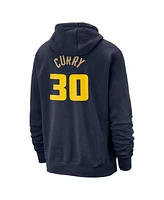 Nike Men's Stephen Curry Navy Golden State Warriors 2024/25 City Edition Name Number Pullover Hoodie