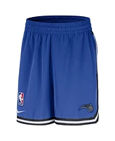 Nike Men's Blue Orlando Magic Authentic Pre-Game Woven Performance Shorts