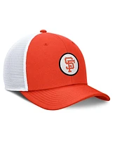 Nike Men's Orange San Francisco Giants Cooperstown Collection Rise Trucker Adjustable Hat