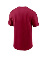 Nike Men's Burgundy Washington Commanders Primetime Wordmark Essential T-Shirt