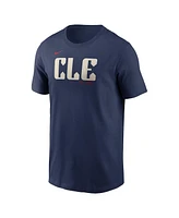 Nike Men's Josh Naylor Navy Cleveland Guardians 2024 City Connect Name Number T-Shirt