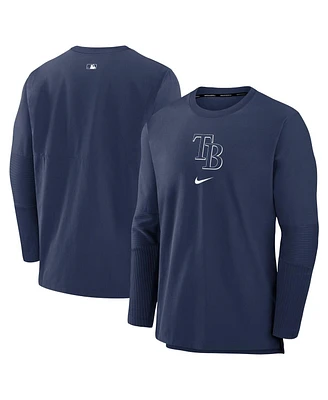 Nike Men's Navy Tampa Bay Rays Authentic Collection Player Performance Pullover Sweatshirt