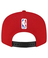 New Era Men's Red Miami Heat Jersey Hook Statement Edition 9FIFTY Snapback Hat