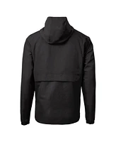 Cutter & Buck Men's Black Las Vegas Raiders Charter Anorak Half-Zip Jacket