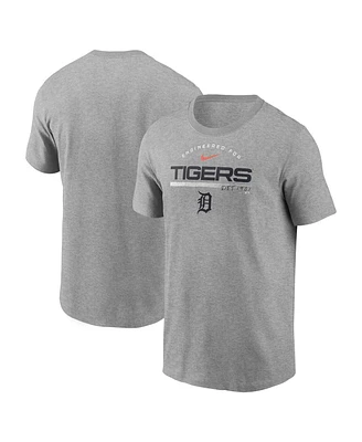 Nike Men's Heather Gray Detroit Tigers Team Engineered Performance T-Shirt