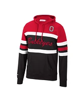 Mitchell & Ness Men's Black/Red Ohio State Buckeyes Head Coach Pullover Hoodie