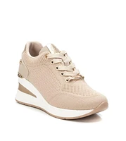 Women's Wedge Lace-Up Sneakers By Xti