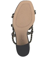 Jessica Simpson Women's Azimma Block-Heel Strappy Rope Sandals