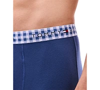 Tommy Hilfiger Men's 3-Pk. Cotton Classics Boxer Briefs - Breezy Blue/bank Blue/desert Sky