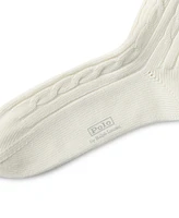 Polo Ralph Lauren Men's Cricket Cable Crew Socks