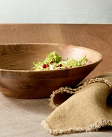 Oake Wood Salad Bowl, Exclusively at Macy's