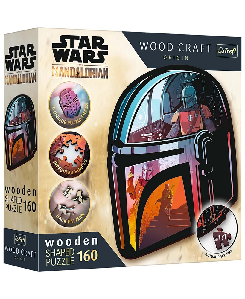 Trefl Wood Craft Puzzles Trefl Wood Craft 160 Piece Wooden Puzzle - Star Wars - The Mandalorian