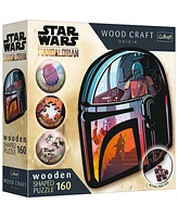 Trefl Wood Craft Puzzles Trefl Wood Craft 160 Piece Wooden Puzzle - Star Wars - The Mandalorian