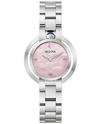 Bulova Women's Rubaiyat Stainless Steel Bracelet Watch 31mm