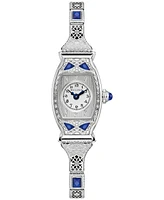 Bulova 150th Anniversary Women's Art Deco Miss America Stainless Steel Expansion Bracelet Watch 18mm