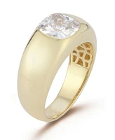 Rachel Zoe Sterling Silver Cushion Dome Ring