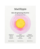 Mad Hippie Skin Brightening Kit, Daily Skincare Routine with Triple C Night Cream, Aha