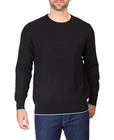 Textured Waffle Crew Neck Sweater