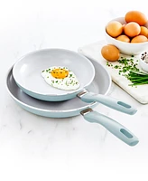 GreenPan Dover Ceramic Nonstick 2-Piece Frypan Set