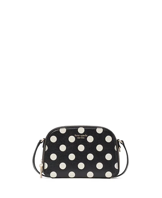 Kate Spade New York Devin Dot Double Zip Dome Crossbody Bag