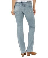 Silver Jeans Co. Women's Britt Low Rise Curvy Fit Slim Bootcut