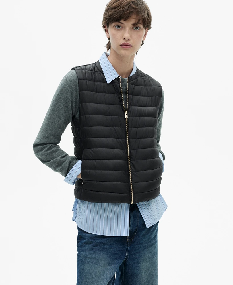 Mango Women's Quilted Vest