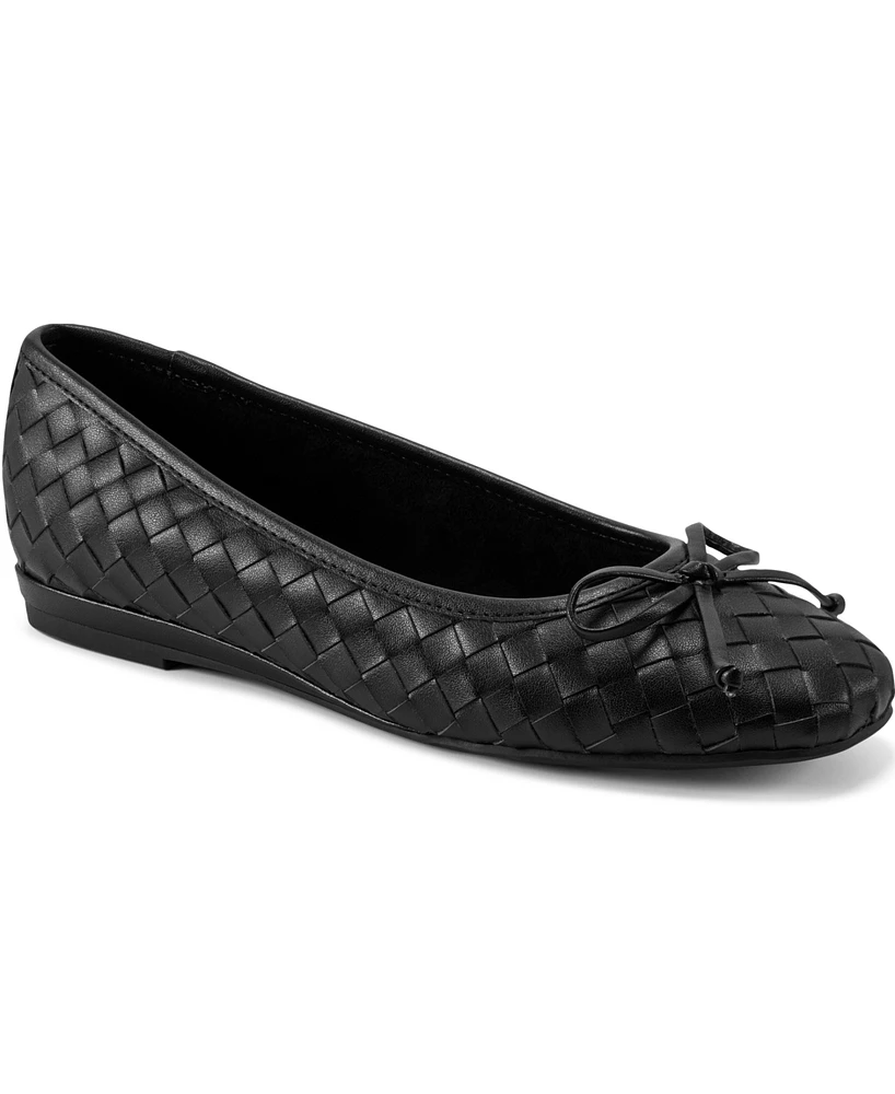 Easy Spirit Women's Dayanna Woven Slip-On Ballet Flats