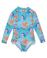 Kaleido Fish Sustainable Leg Frill Surf Suit