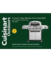 Cuisinart Propel+ Four-Burner 3-in-1 Gas Grill