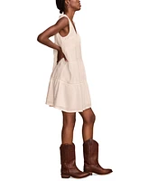 Lucky Brand Women's Floral-Print Lace-Trimmed Tank Mini Dress