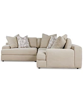 Klarke 3-Pc. L Sectional With Deep Seating, Exclusively at Macy's