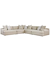 Klarke -Pc. L Sectional With Deep Seating