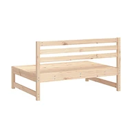 Patio Middle Sofa 47.2"x31.5" Solid Wood Pine