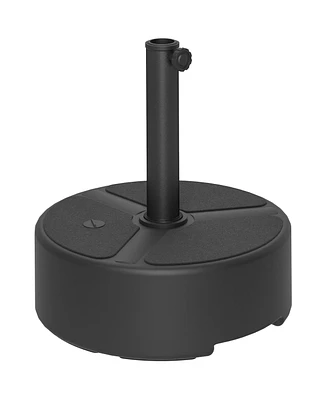 Outsunny Round Patio Umbrella Base Holder, Outdoor Umbrella Sd,