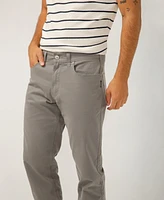 Silver Jeans Co. Men's Eddie Classic Athletic Fit Tapered Leg Essential Twill Pants