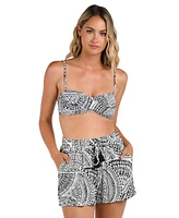 La Blanca Women's Dream Catcher Printed Beach Shorts