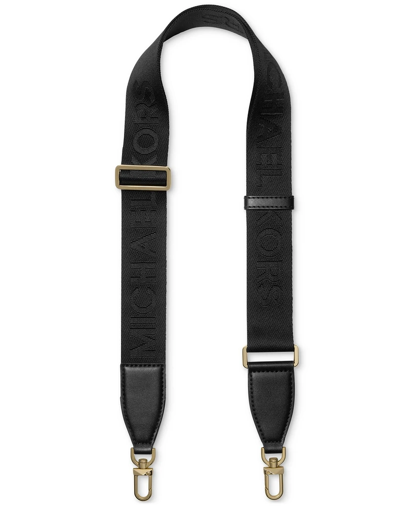 Michael Michael Kors Jet Set Travel Logo Webbing Strap