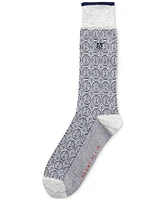 Perry Ellis Portfolio Men's Medallion Crew Socks