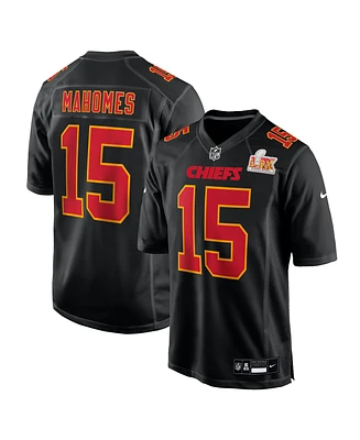 Nike Men's Patrick Mahomes Kansas City Chiefs Super Bowl Lix Patch Fashion Game Jersey