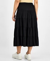 And Now This Petite Tiered Pull-On Maxi Skirt, Exclusively at Macy's
