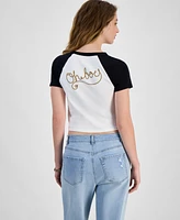 Disney Juniors' Western Mickey Raglan-Sleeve T-Shirt