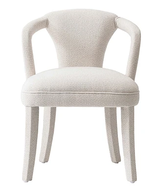Manhattan Comfort 24.8" Palmer Modern Tweed Dining Armchair
