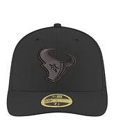 New Era Men's Black Houston Texans 59Fifty Ii Low Profile Fitted Hat